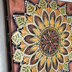 Napraforgó - művészet - festmény - festmény vegyes technika - Meska.hu