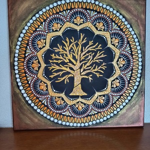 Arany életfa, Művészet, Festmény, Akril, Festészet, MESKA