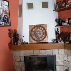 Őszi életfa - művészet - festmény - festmény vegyes technika - Meska.hu