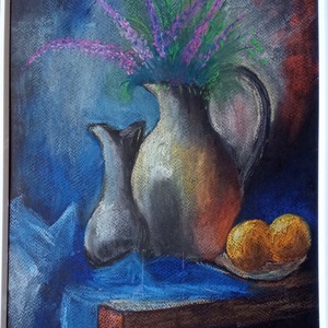 Csendélet, Művészet, Festmény, Pasztell, Festészet, MESKA