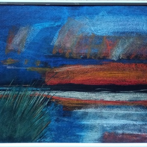 Vihar előtt, Művészet, Festmény, Pasztell, Festészet, MESKA