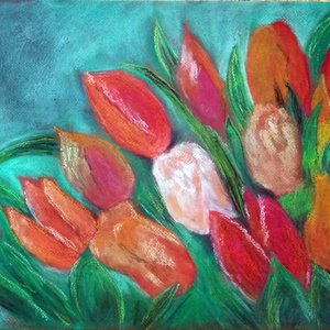 Csokor - művészet - festmény - pasztell - Meska.hu