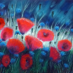 Álompár - művészet - festmény - pasztell - Meska.hu