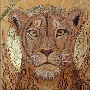 Az oroszlán szive - akril festmény - művészet - festmény - akril - Meska.hu Az oroszlán szive - akril festmény - művészet - festmény - akril - Meska.hu