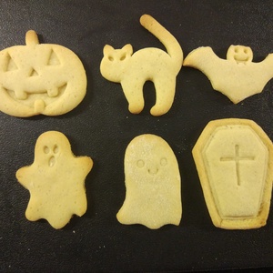 Halloween-i kekszkiszúró szett - otthon & életmód - konyhafelszerelés, tálalás - sütés, főzés - sütikiszúró - Meska.hu