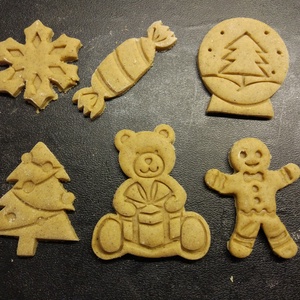 Karácsonyi keksz, sütemény, mézeskalács kiszúró forma szett - otthon & életmód - konyhafelszerelés, tálalás - sütés, főzés - sütikiszúró - Meska.hu