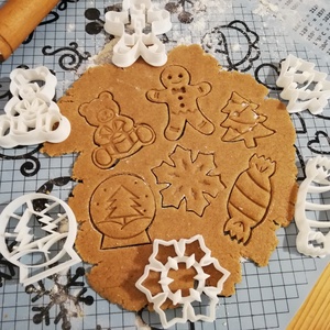 Karácsonyi keksz, sütemény, mézeskalács kiszúró forma szett, Otthon & Életmód, Konyhafelszerelés, tálalás, Sütés, főzés, Sütikiszúró, Mézeskalácssütés, Mindenmás, MESKA