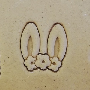 Akció! Nyuszifül - Húsvéti sütemény kiszúró forma - otthon & életmód - konyhafelszerelés, tálalás - sütés, főzés - sütikiszúró - Meska.hu