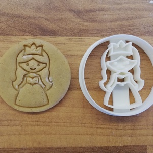 Hercegnős keksz-, mézeskalács-, süti kiszúró forma szettben - otthon & életmód - konyhafelszerelés, tálalás - sütés, főzés - sütikiszúró - Meska.hu