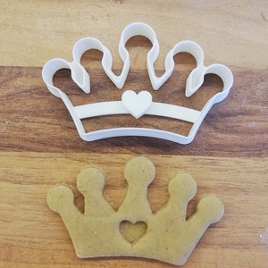 Díszes korona keksz-, mézeskalács-, süti kiszúró forma , Otthon & Életmód, Konyhafelszerelés, tálalás, Sütés, főzés, Sütikiszúró, Mindenmás, Mézeskalácssütés, MESKA