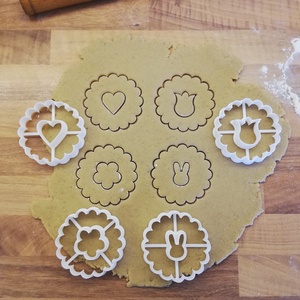 Húsvéti linzer-, keksz-, sütemény kiszúró forma szett, Otthon & Életmód, Konyhafelszerelés, tálalás, Sütikiszúró, Mindenmás, Mézeskalácssütés, MESKA