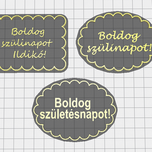 Egyedi kekszkiszúró bármilyen alkalomra - otthon & életmód - konyhafelszerelés, tálalás - sütés, főzés - sütikiszúró - Meska.hu