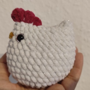 Pihe puha horgolt plüss tyúk  - játék & sport - plüssállat & játékfigura - más figura - Meska.hu