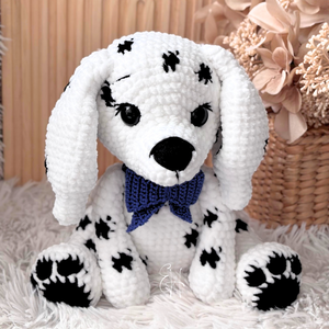 Dalmata horgolásminta  - diy (csináld magad) - szabásminta, útmutató - horgolási minta - Meska.hu