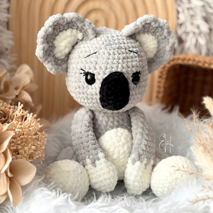 Koala horgolásminta - diy (csináld magad) - szabásminta, útmutató - horgolási minta - Meska.hu
