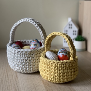 Húsvéti tojásgyűjtő kosár - otthon & életmód - tárolás & rendszerezés - tárolókosár - Meska.hu