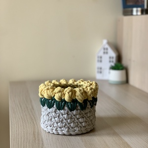 Vir�gos kosár - otthon & életmód - tárolás & rendszerezés - tárolókosár - Meska.hu