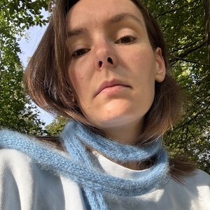 extra vékony kék angora sál - ruha & divat - sál, sapka, kendő - sál - Meska.hu