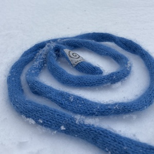 extra vékony kék angora sál, Ruha & Divat, Sál, Sapka, Kendő, Sál, Kötés, MESKA