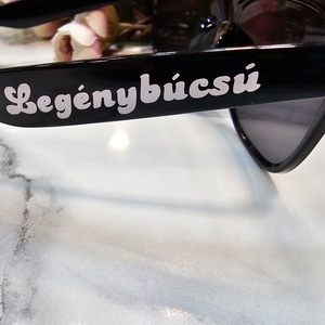 Legénybúcsú napszemüveg a haveroknak  - esküvő - legénybúcsú - Meska.hu