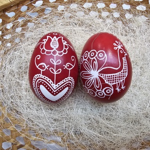 Hagyományos húsvéti hímestojás kacsatojásból - Meska.hu