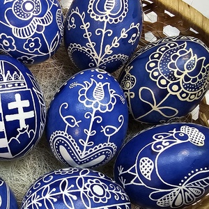 Hagyományos húsvéti hímestojás - ünnepi díszek, dekorációk - húsvéti díszek és dekorációk - húsvéti tojás, hímestojás - Meska.hu