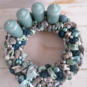 E20 Adventi koszorú - karácsony - adventi díszek - adventi koszorú - Meska.hu