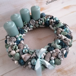 E20 Adventi koszorú - karácsony - adventi díszek - adventi koszorú - Meska.hu