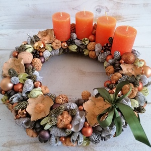 E19 Adventi koszorú - karácsony - adventi díszek - adventi koszorú - Meska.hu