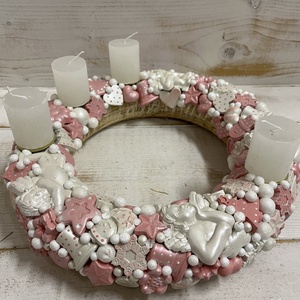 Adventi koszorú E/20 - karácsony - adventi díszek - adventi koszorú - Meska.hu