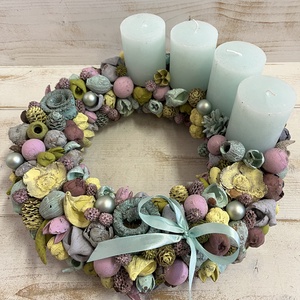 Adventi koszorú E/1 - karácsony - adventi díszek - adventi koszorú - Meska.hu