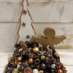 Karácsonyi asztaldísz E/5, Karácsony, Adventi díszek, Adventi asztaldísz, , MESKA