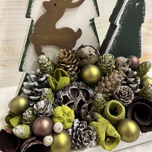 Karácsonyi asztaldísz E/7 - karácsony - adventi díszek - adventi asztaldísz - Meska.hu