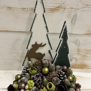 Karácsonyi asztaldísz E/7, Karácsony, Adventi díszek, Adventi asztaldísz, , MESKA