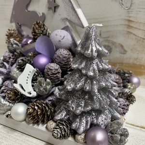 Karácsonyi asztaldísz E/8 - karácsony - adventi díszek - adventi asztaldísz - Meska.hu