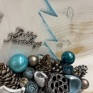 Karácsonyi asztaldísz E/9 - karácsony - adventi díszek - adventi asztaldísz - Meska.hu