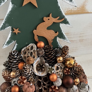 Karácsonyi asztaldísz E/10 - karácsony - adventi díszek - adventi asztaldísz - Meska.hu