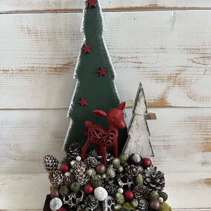 Karácsonyi asztaldísz E/12, Karácsony, Adventi díszek, Adventi asztaldísz, , MESKA