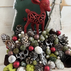 Karácsonyi asztaldísz E/12 - karácsony - adventi díszek - adventi asztaldísz - Meska.hu