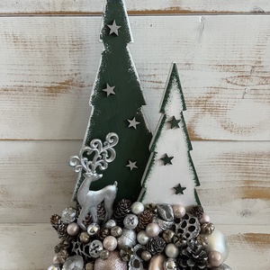 Karácsonyi asztaldísz E/13, Karácsony, Adventi díszek, Adventi asztaldísz, , MESKA