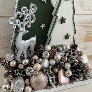 Karácsonyi asztaldísz E/13 - karácsony - adventi díszek - adventi asztaldísz - Meska.hu