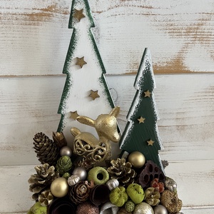 Karácsonyi asztaldísz E/14, Karácsony, Adventi díszek, Adventi asztaldísz, , MESKA