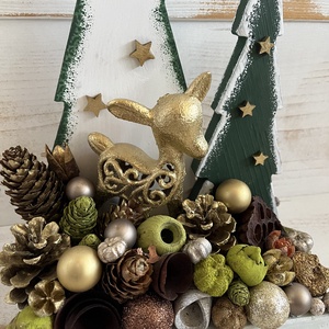 Karácsonyi asztaldísz E/14 - karácsony - adventi díszek - adventi asztaldísz - Meska.hu