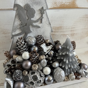 Karácsonyi asztaldísz E/15 - karácsony - adventi díszek - adventi asztaldísz - Meska.hu