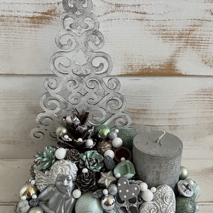 Karácsonyi asztaldísz E/16, Karácsony, Adventi díszek, Adventi asztaldísz, Mindenmás, MESKA