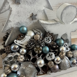 Karácsonyi asztaldísz E/17 - karácsony - adventi díszek - adventi asztaldísz - Meska.hu