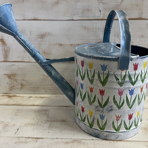 Öntözőkanna tulipános E/31, Otthon & Életmód, Dekoráció, Asztal és polc dekoráció, Asztaldísz, Mindenmás, MESKA