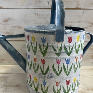 Öntözőkanna tulipános E/31 - otthon & életmód - dekoráció - asztal és polc dekoráció - asztaldísz - Meska.hu