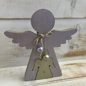 Fa angyalka E/34, Karácsony, Adventi díszek, Adventi asztaldísz, Mindenmás, MESKA