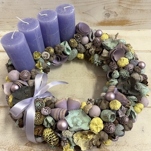 Adventi koszorú E/51 - karácsony - adventi díszek - adventi koszorú - Meska.hu